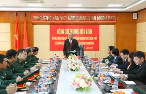 Phó Thủ tướng thăm, chúc Tết các cơ quan tư pháp Bộ Quốc phòng - ảnh 1